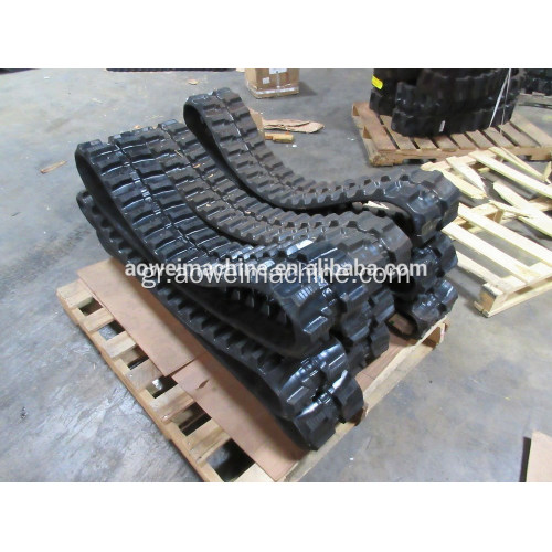 Καλή τιμή για Bobcat Mini Excavator Rubber Tracks, 250mm, 300mm, 320mm, 350mm, 400mm, Mini digger robot rubber track and pads,